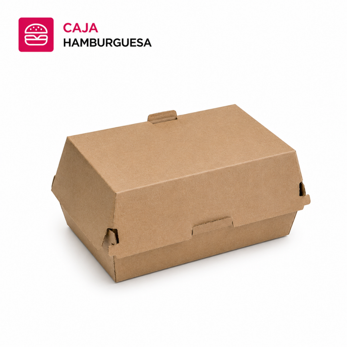Caja para Hamburguesas (100 unidades)