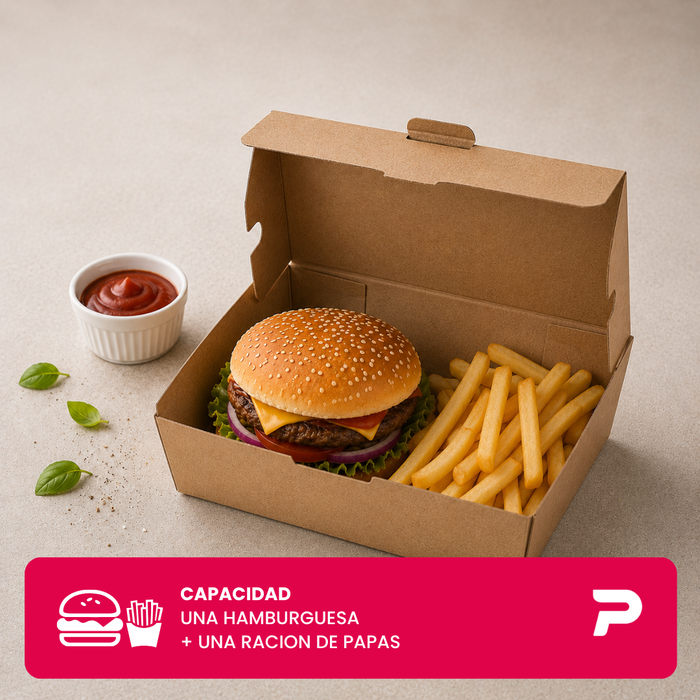 Caja para Hamburguesas (100 unidades)