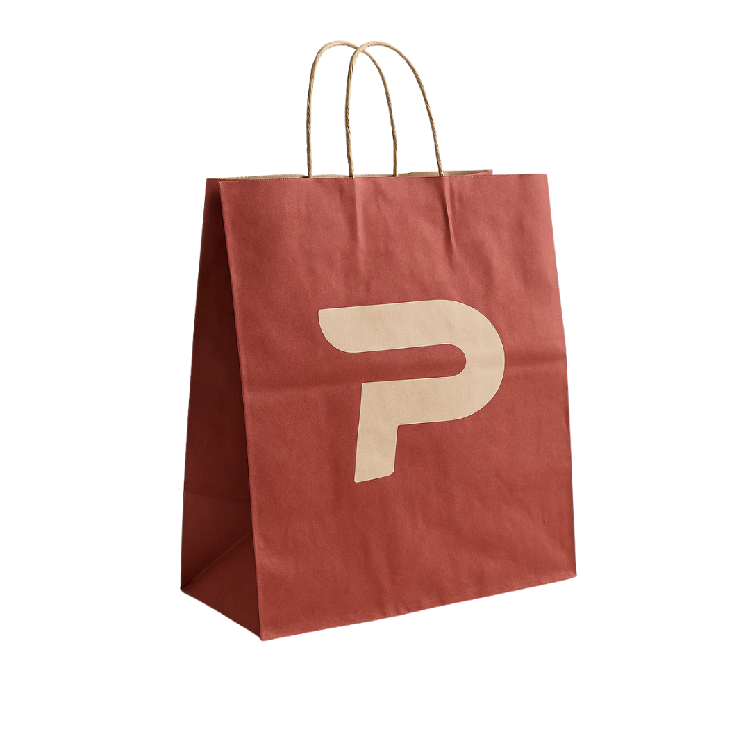 Bolsas de papel y stickers