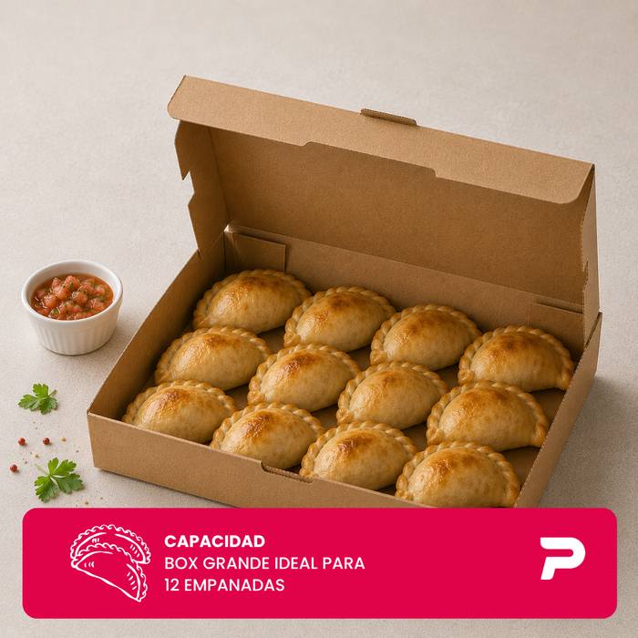 Caja para Empanadas Grande (100 unidades)